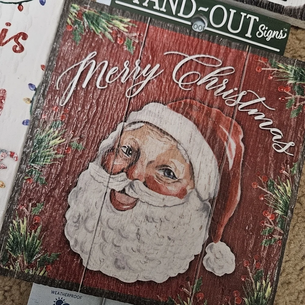 Set Of 4 Holiday Yard/plant Pokes!